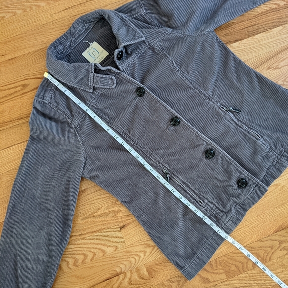 Gray corduroy shacket - Picture 3 of 8